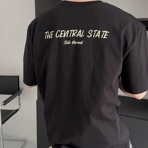 치트키 남자 MADE 20수 CENTRAL STATE 데일리 반팔티