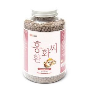 갑당약초 홍화씨환 350g 병타입 홍화씨 백출 멸치 함유, 3개