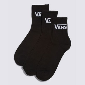 VANS 반스 클래식 하프 크루 삭스 VN000BHXBLK 남여공용 양말, 0개, 없음