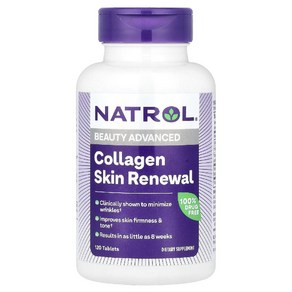 나트롤 콜라겐 펩타이드 스킨 베리솔 비타민C 아스코르브산 Collagen 120정, 1개