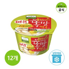 칠갑농산 똑쌀떡국 매운국물, 178g, 12개