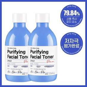 퐁당 아하 바하 파하 판테놀 민감성피부용 저자극 토너 200ml, 2개입, 1개