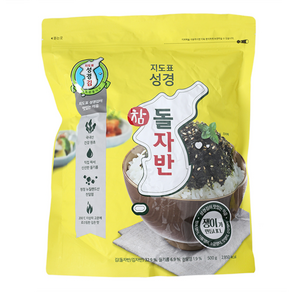 지도표 성경김 참돌자반 500g 업소용(대용량), 2개