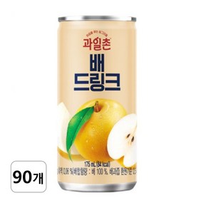 해태 과일촌 배 드링크 175ml x90, 90개
