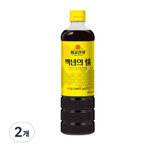 몽고간장 백년의정 맑은 조선간장, 900ml, 2개