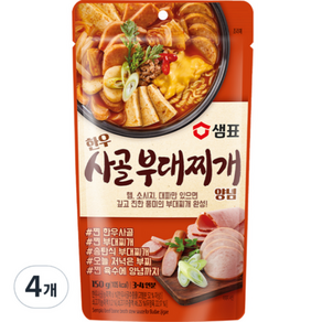 샘표 한우 사골 부대찌개 양념, 150g, 56개