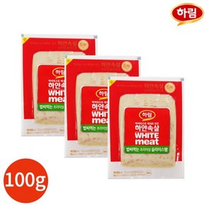 하림 밥싸먹는 프리미엄 슬라이스햄 100g x 6봉, 6개