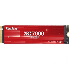 KingSpec XG7000 1TB NVMe SSD M.2 PCIe Gen4 M.2280 내장 솔리드 스테이트 드라이브 최대 7400MB/s로 데스크탑 게임용 노트북 마니아 I, XG7000-2280/ 7400MB/s, 512GB