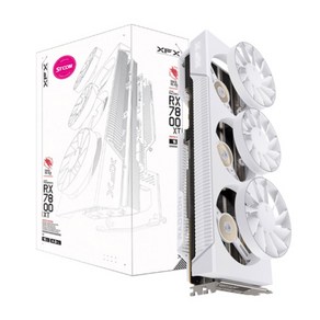 XFX 라데온 RX 7800 XT Magnetic Ai WHITE D6 16GB AMD 그래픽카드