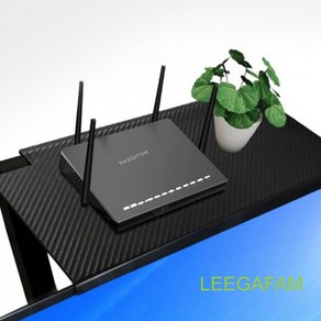 렉 거치대 멀티탭 받침대 공간 tv 모뎀 공유기 홀더 셋탑박스 선반, 1개, 블랙