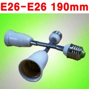 E26-E26 190/290/390/490/590mm 자바라소켓