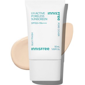 이니스프리 뉴 유브이 액티브 포어리스 선스크린 SPF50+ PA++++, 50ml, 1개