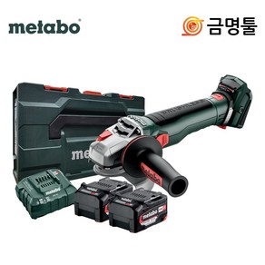메타보 WB 18 LT BL 11-125 Quick 충전그라인더 18V 5.2AH 125mm BL모터, 1개
