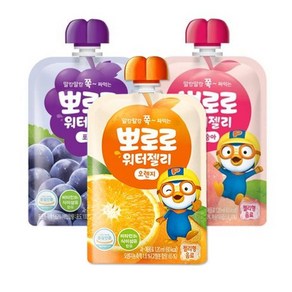 뽀로로 워터젤리 120ml 3종세트 30개 구성