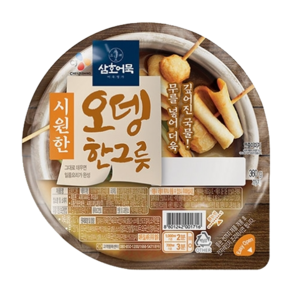 CJ 삼호어묵 시원한오뎅한그릇, 360g, 6개