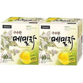 쌍계 김동곤명인차 메밀차 40T+40T, 60g, 40개입, 2개