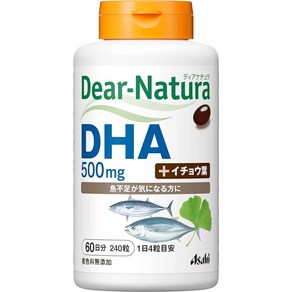 Dear-Natura 디어내츄라 DHA+은행잎 240정 60일분