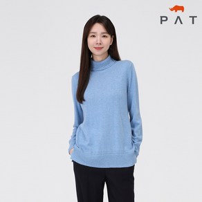 [PAT 여성] 폭스혼방 터틀넥 풀오버_1I83501