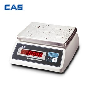 CAS 카스 방수 중량저울 SWII-15EW 15kg SWII-EW 계량 수산 주방 5g, SWII-EW 15kg (5g)