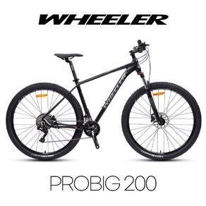 [완전조립/무료배송] 휠러 프로빅200 29인치 시마노 20단 MTB, 15.5인치, 블랙/레드, 1개