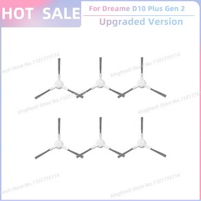 ( Dreame D10 Plus Gen 2 RLD32GD)에 적합 진공 청소기 부품 메인 롤러 사이드 브러시 Hepa 필터 걸레 천 먼지 봉투 액세서리