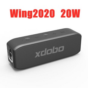 스피커 우퍼 블루투스 Xdobo X8 플러스 80W 휴대용 무선 TWS 서브 및 배터리 용량 10400mAh 4 코어 베터리 기능, 11 Wing2020 Black