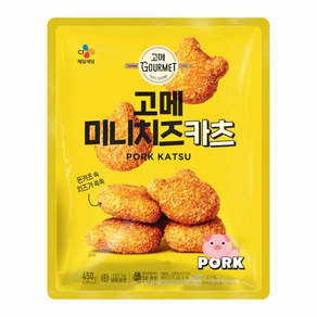 CJ 고메 미니치즈돈카츠 450g, 1개