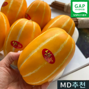 [해빛팜] 초고당도 성주 꿀 참외 특품 선물용, 1박스, 개별포장 로얄과 3kg