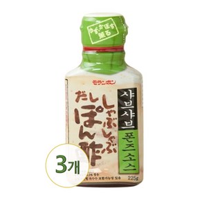 모란봉 샤브샤브 폰즈소스, 225g, 3개