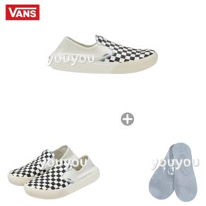 [YUYU] Vans 반스 남여공용 Comfycush One 컴피쿠시 원 체커보드 마쉬멜로우 + 국산 페이크삭스 1P