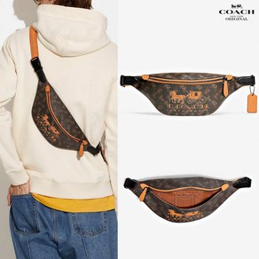 코치 오리지날 차터 벨트백 7 홀스앤케리지 C8421 Chate Belt Bag