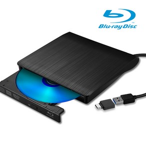 모가비 USB3.0 블루레이 외장형 ODD MOG-134, 블랙, 1개