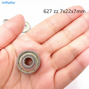 4pcs /6pcs 627ZZ 7*22*7mm 고속 베어링 철강 금속 밀폐 627z 깊은 홈, 4개