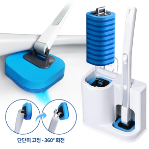 변기뽀득이 욕실청소솔 변기클리너 일회용 + 리필 10개입 세트 / 리필팁 20개입