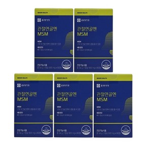 종근당건강 관절연골엔 MSM 54g, 60정, 5개