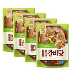 풀무원 반듯한식 영양갈비탕, 4개, 400g