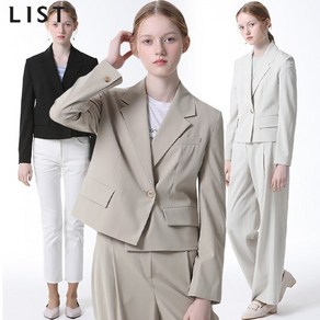 리스트 크롭 원버튼 셋업 재킷 택가격 278000원