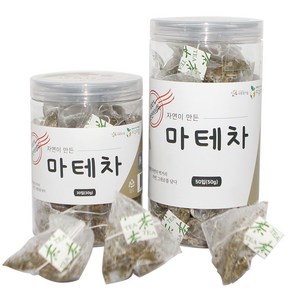 지구마을 삼각티백 허브차 마테차 허브티백차, 1개, 50개입, 1g