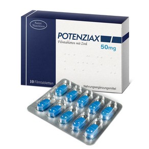 MAPEinc 독일직배 Potenziax 남성용 파란 고용량 즉각적인 성능 효과 있는 보충제, 1개, 50mg