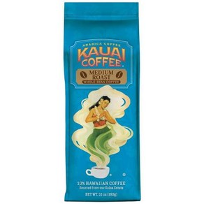 Kauai Coffee Koloa Estate 미디엄 로스트 원두 커피 946.4ml32온스 패키지 139221, 10 Ounce (Pack of 1), 1개