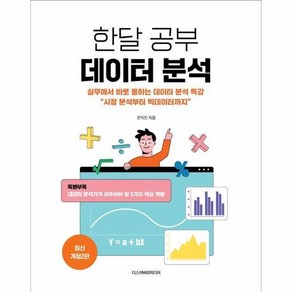 한달 공부 데이터 분석:실무에서 바로 통하는 데이터 분석 특강 시장 분석부터 빅데이터까지, 디스커버리미디어