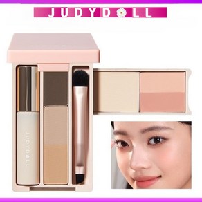 Judydoll 8in1 휴대용 팔레트+마스카라+브러쉬 메이크업 종합 세트 2종 (사은품 증정), 1개, 1번