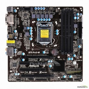 B75M 메인보드 B75 Pro3-M LGA 1155 소켓 3세대 애즈락