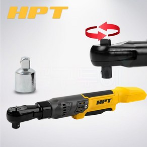 HPT 라쳇렌치 DW20-HR190 충전 라쳇핸들 전동 라쳇본체만 디월트 배터리 호환, 1개