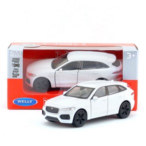 재규어 F PACE SUV 1/36 자동차 모형 피규어 미니카 미니어처, 재규어 F-페이스 [화이트], 1개