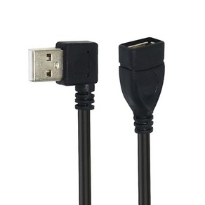 MBF MBF-UF203R90 USB 90도 우향꺽임 연장 케이블 0.3M 케이블-기타케이블, 1개