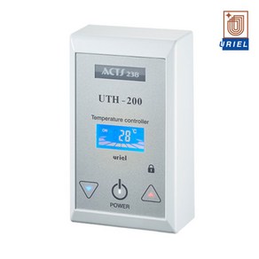 우리엘전자 전기온돌판넬 전기필름 난방필름 온도조절기 모음, UTH-200(화이트)