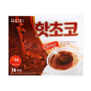 커피차 담터 핫초코 오리지날 16개입 320g(20gx16T), 320g, 1개