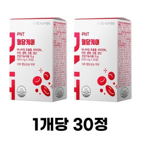 피엔티 GC 녹십자 웰빙 혈당케어 15g, 60정, 1개