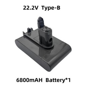 전동 공구 배터리 22.2V B 18800mAh DC31 DC31B DC35 DC44 DC45, 6800mAH, 1개